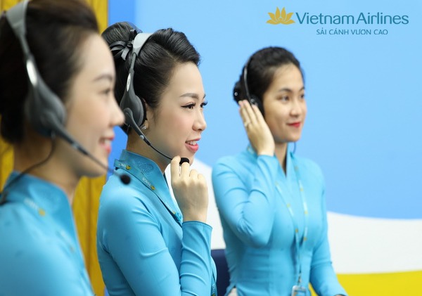 Chỉ với cuộc gọi hành khách đã hoàn thành thủ tục chuyến bay của Vietnam Airlines